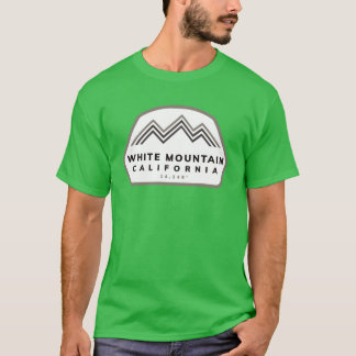 Camiseta Montanha Branca Califórnia CA Montanhas Caminhada