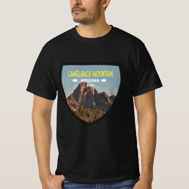 Camiseta montanha camelback na arizona usa (Frente)