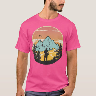 Camiseta Montanha Caminhando pelo Exterior
