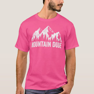 Camiseta Montanha Cara Nature Rock Subindo Acampamento De C