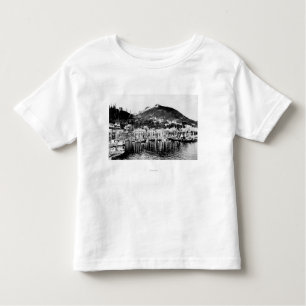 Camiseta Montanha da frota pesqueira e dos cervos em