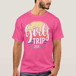 Camiseta Montanha Da Rapariga Subindo