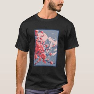 Camiseta Montanha das Flores de Cerejeira Sakura