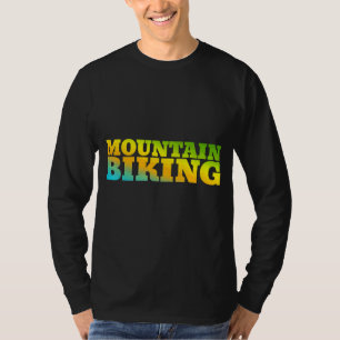Camiseta Montanha De Comboio Projetada Com Cores Da Naturez