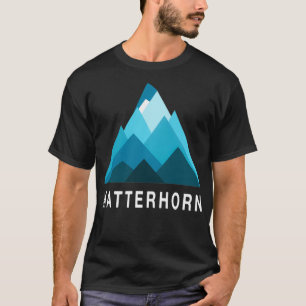 Camiseta Montanha De Matterhorn Suiça Subindo Em Alp Suíço