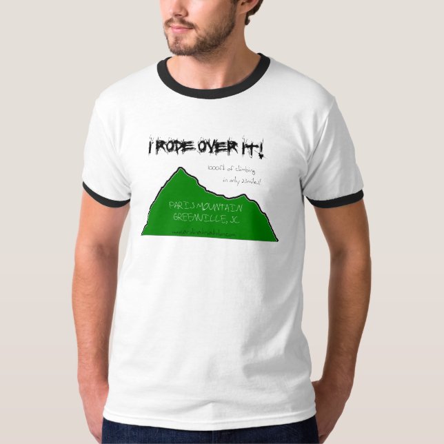 Camiseta montanha de Paris "que eu montei sobre ela! " (Frente)