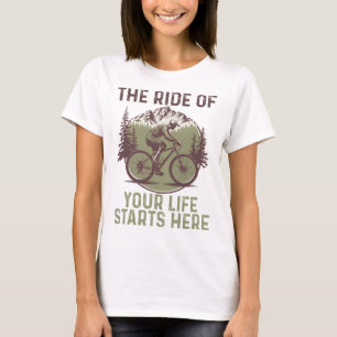 Camiseta Montanha Divertida Bicicleta Mountain Bike Ciclism