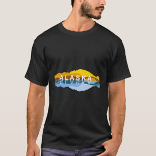 Camiseta Montanha do Alasca Reflexões da Montanha Denali