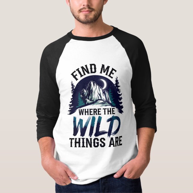 Camiseta Montanha e Floresta (Frente)
