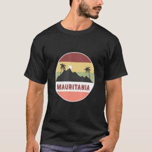 Camiseta Montanha E Palmeiras Da Mauritânia