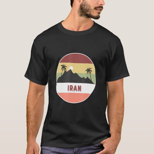 Camiseta Montanha E Palmeiras Do Irã (Frente)