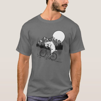 Camiseta Montanha Engraçada Capucheira Biker Vin
