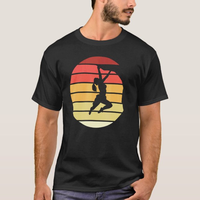 Camiseta Montanha Escaldante De Retro Rock Fo (Frente)