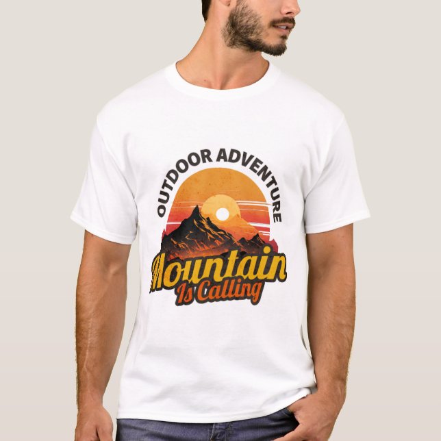 Camiseta Montanha Está Chamando (Frente)