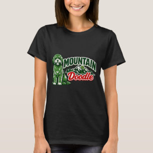 Camiseta Montanha fofa doodle vintage retrô outdoor caminha