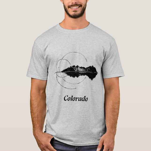 Camiseta Montanha Geométrica II (Frente)