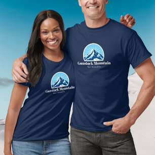 Camiseta Montanha Gunstock New Hampshire férias de esqui