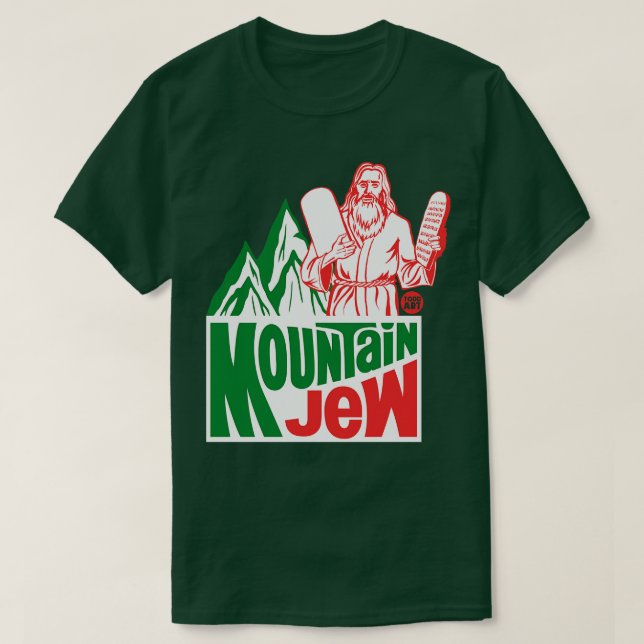CAMISETA MONTANHA JEW (Frente do Design)
