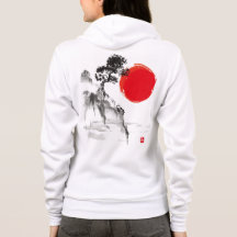 Montanha Lava-Tinta Japonesa e Sun Hoodie