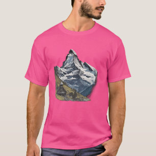 Camiseta Montanha Matterhorn nos Alpes suíços