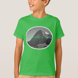 Camiseta Montanha norte de Eiger da cara da escalada