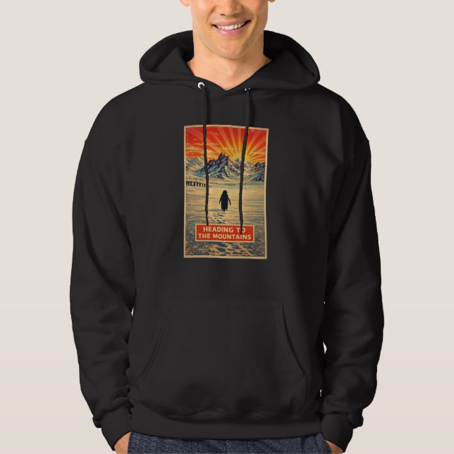 camiseta montanha pinguim (Frente)