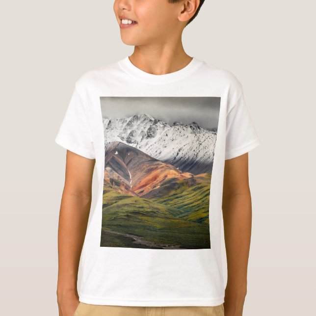 Camiseta Montanha policromática, Denali NP, Alasca (Frente)