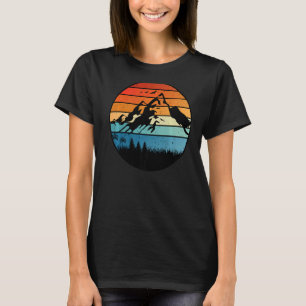 Camiseta Montanha retrógrada dos alpinistas e caminhoneiros
