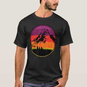 Camiseta Montanha retrógrada dos alpinistas e caminhoneiros