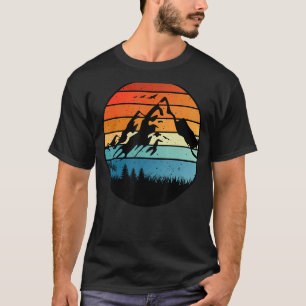 Camiseta Montanha retrógrada dos alpinistas e caminhoneiros
