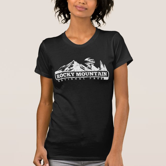 Camiseta Montanha rochosa (Frente)