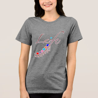 Camiseta Montanha-russa da Vida Colorida