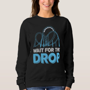 Camiseta Montanha-russa de Parque de Diversões Aguarde