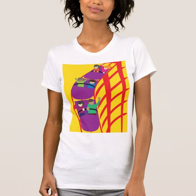 Camiseta Montanha-russa de Perto (Frente)
