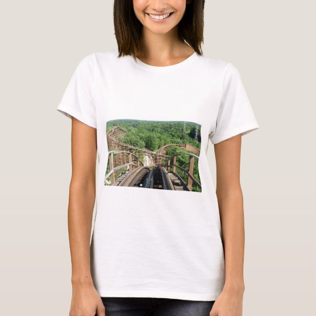 Camiseta Montanha russa do animal em reis Ilha (Frente)
