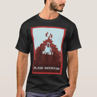 Camiseta Montanha Splash - Estilo Viagem minimalista - Tema