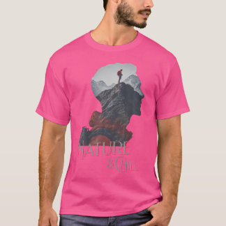 Camiseta Montanha Subindo Ao Ar Fora Do Caminho