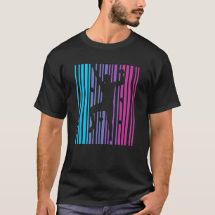 Camiseta Montanha Subindo Mãe Derrubando Raparigas Rocha