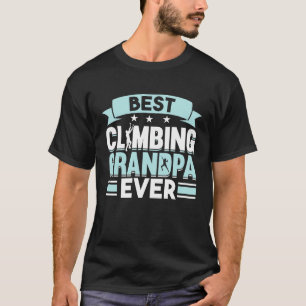 Camiseta Montanha Subindo Pedra Escalada Avô Clima G