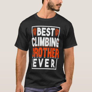 Camiseta Montanha Subindo Pedra Escalada Irmão