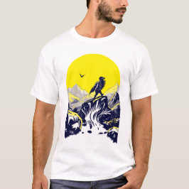 Camiseta montanha sunset