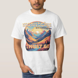 Camiseta Montanha, tenho que ir!