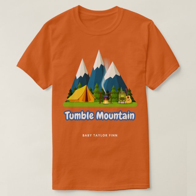 Camiseta Montanha Tumble (Frente do Design)