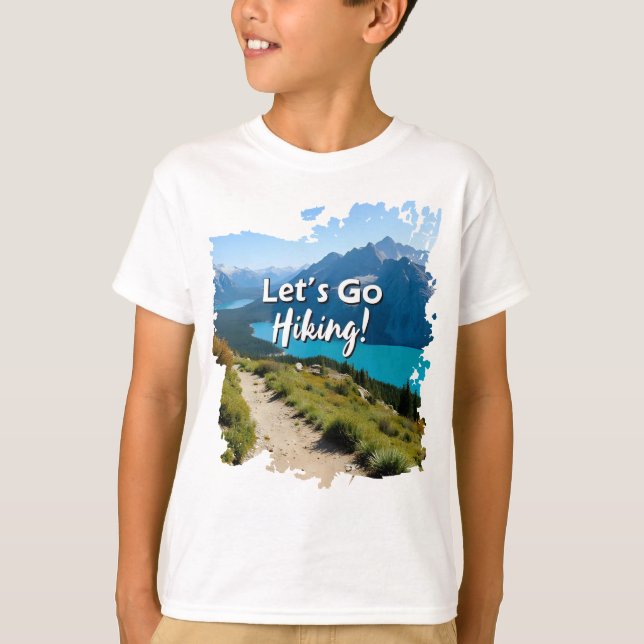 Camiseta Montanha Vamos Go Hiking (Frente)