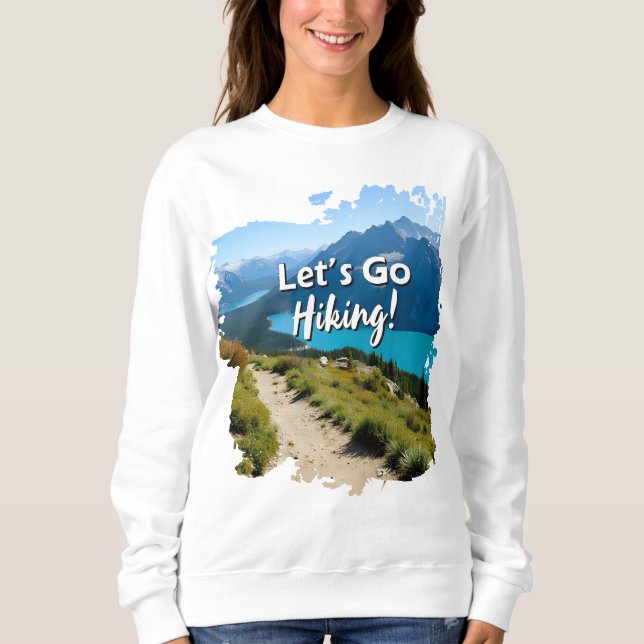 Camiseta Montanha Vamos Go Hiking (Frente)