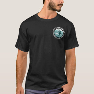 Camiseta Montanha velha de pano (rd)
