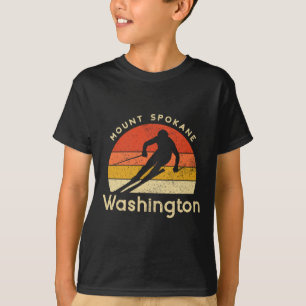 Camiseta Montanha Vintage Ski Mount Spokane Washington