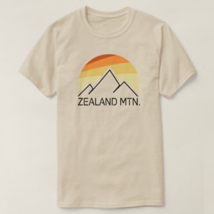 Camiseta "Montanha Zealand New Hampshire Retro"