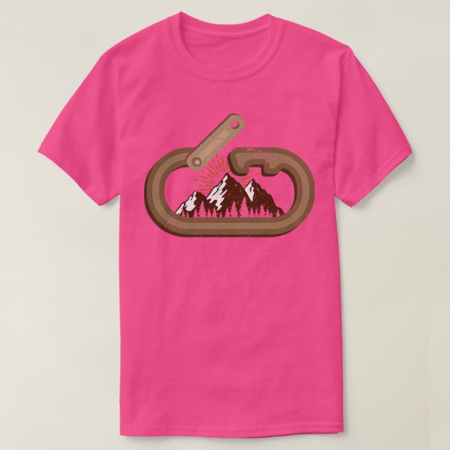 Camiseta Montanhando Presente Subindo ao Exterior (Frente do Design)