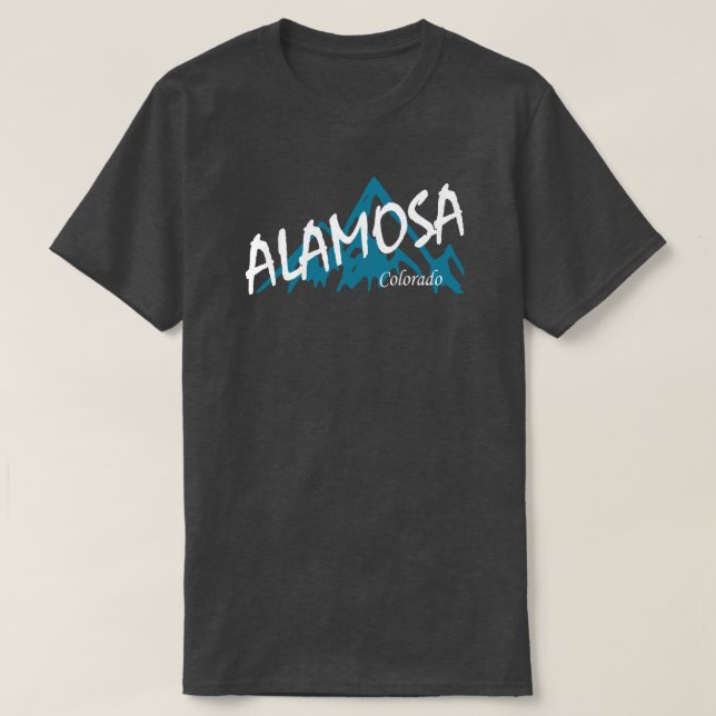 Camiseta Montanhas Alamosa Colorado (Frente do Design)